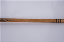 Noel Picard Game Used 1963-64 Champs Omaha Knights Team Signed Hockey Stick