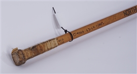 Noel Picard Game Used 1963-64 Champs Omaha Knights Team Signed Hockey Stick