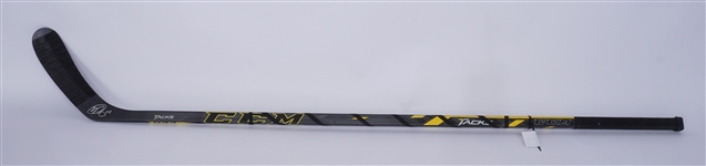 Matt Dumba Game Used & Autographed Hockey Stick