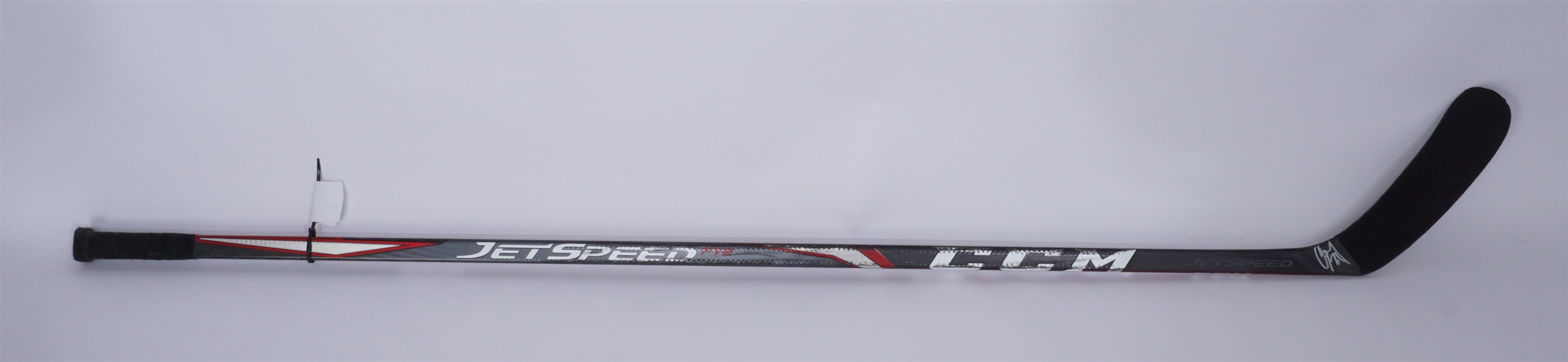 Carson Soucy Game Used & Autographed Hockey Stick w/ Team Provenance