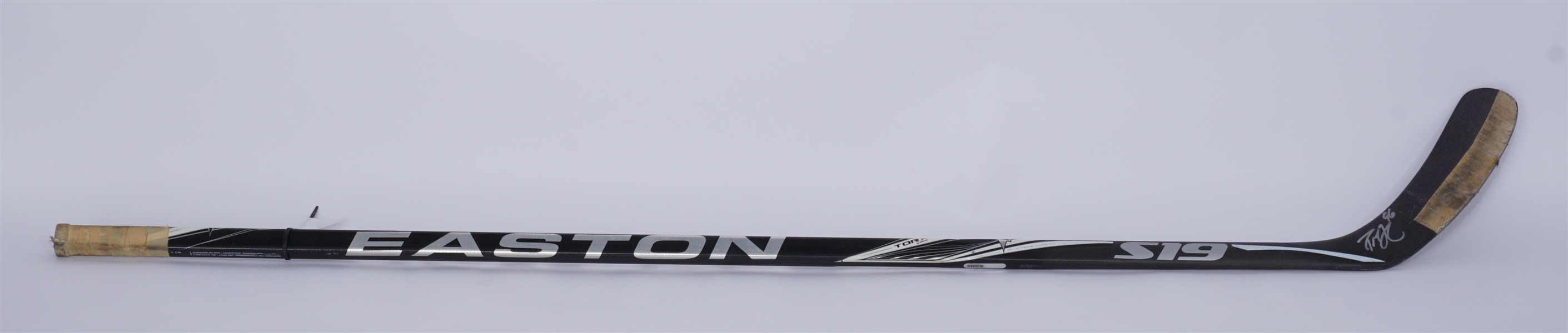 Pierre-Marc Bouchard Game Used & Autographed Hockey Stick w/ Team Provenance