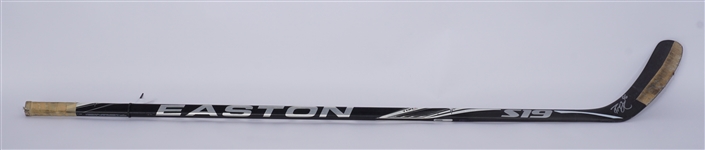 Pierre-Marc Bouchard Game Used & Autographed Hockey Stick w/ Team Provenance