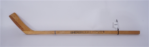 NHL Old Timers Autographed Hockey Stick JSA