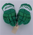 Kevin Fiala Game Used & Autographed Hockey Gloves w/ Team Provenance