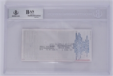 Kirby Puckett Signed Personal Check #7429 BGS Authenticated