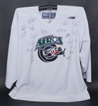 Houston Aeros 2004-05 Team Signed Practice Used Jersey w/ Derek Boogaard & Brent Burns