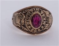 1976 USA Olympic Track & Field Team Ring From Montreal Olympics 10K Gold Jostens Ring