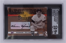 2003 Donruss Signature Series Legends of Summer Harmon Killebrew Autographed Card SGC