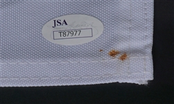 Dustin Johnson Autographed President's Cup Flag JSA