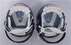 Lot of 2 Shaun Alexander & Matt Hasselbeck Autographed Seattle Seahawks Mini Helmets Beckett