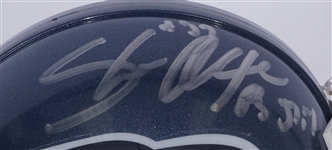 Lot of 2 Shaun Alexander & Matt Hasselbeck Autographed Seattle Seahawks Mini Helmets Beckett
