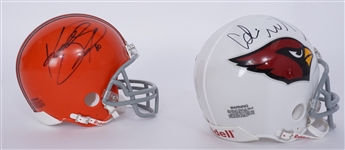 Lot of 2 Adrian Wilson & Kellen Winslow II Autographed Mini Helmets Beckett