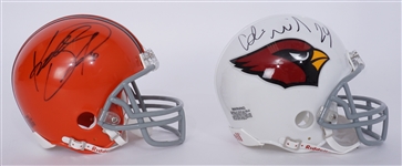Lot of 2 Adrian Wilson & Kellen Winslow II Autographed Mini Helmets Beckett