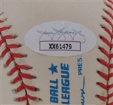Kirby Puckett Autographed OAL Bobby Brown Baseball JSA