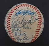 1986 Minnesota Twins Team Signed OAL Baseball w/ Kirby Puckett Beckett LOA