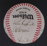 Chicago Sports Greats Multi-Signed Baseball - 17 Signatures w/ Jim McMahon Beckett LOA