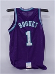 Muggsy Bogues Autographed Charlotte Hornets Jersey PSA/DNA
