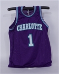 Muggsy Bogues Autographed Charlotte Hornets Jersey PSA/DNA