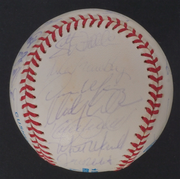1995 Minnesota Twins Team Signed Baseball w/ Kirby Puckett Beckett LOA