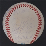 1995 Minnesota Twins Team Signed Baseball w/ Kirby Puckett Beckett LOA