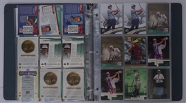 Large Collection of 549 Autographed Golf Cards w/ Rose & Garcia