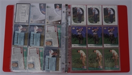 Large Collection of 549 Autographed Golf Cards w/ Rose & Garcia