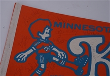 Minnesota Kicks Autographed Pennant w/ 14 Signatures