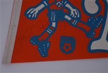 Minnesota Kicks Autographed Pennant w/ 14 Signatures
