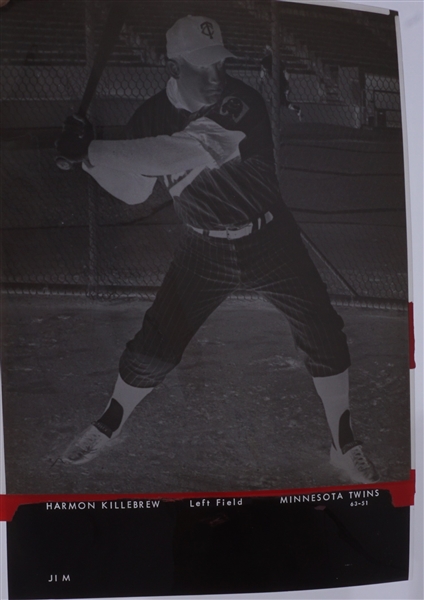 1963 Harmon Killebrew Original Press Photo Negative