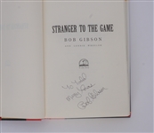 Lot of 2 Bob Gibson & Bob Feller Autographed Books Beckett