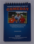 Small Golf Notebook w/ 27 Autographs