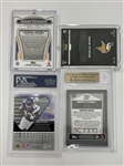 Lot of 4 Adrian Peterson Cards w/ 1 Autographed & 2 Graded