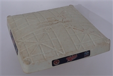 2010 Minnesota Twins Target Field Inaugural Season Game Used 1st Base