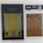 Lot of 2 Joe Montana Graded Cards w/ 1981 Topps Rookie