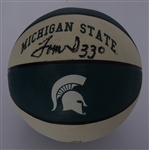 Tom Izzo Autographed & Framed 2019 Final Four Photo & MSU Basketball Beckett