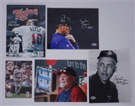 Bud Grant, Tom Kelly, Mike Zimmer, & Ron Gardenhire Lot w/ Autographs & Bobbleheads Beckett