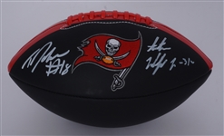 Antoine Winfield Jr. & Tyler Johnson Lot w/ Autographed Mini Helmets & Football Beckett