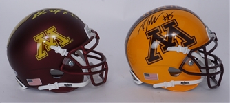 Antoine Winfield Jr. & Tyler Johnson Lot w/ Autographed Mini Helmets & Football Beckett