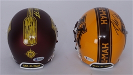 Antoine Winfield Jr. & Tyler Johnson Lot w/ Autographed Mini Helmets & Football Beckett