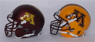 Antoine Winfield Jr. & Tyler Johnson Lot w/ Autographed Mini Helmets & Football Beckett
