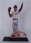 Pete Rose Autographed ONL Baseball & Figure Beckett