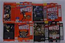 Lot of 13 NFL Wheaties Boxes 