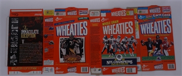 Lot of 13 NFL Wheaties Boxes 