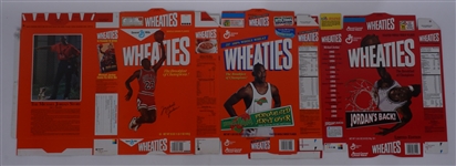 Lot of 6 Michael Jordan Wheaties Boxes