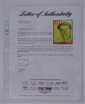 Joe DiMaggio Autographed & Matted LIFE Magazine Cover PSA/DNA LOA