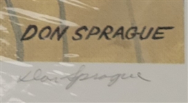 Joe Sewell Autographed Don Sprague Lithograph LE #535/750 Beckett