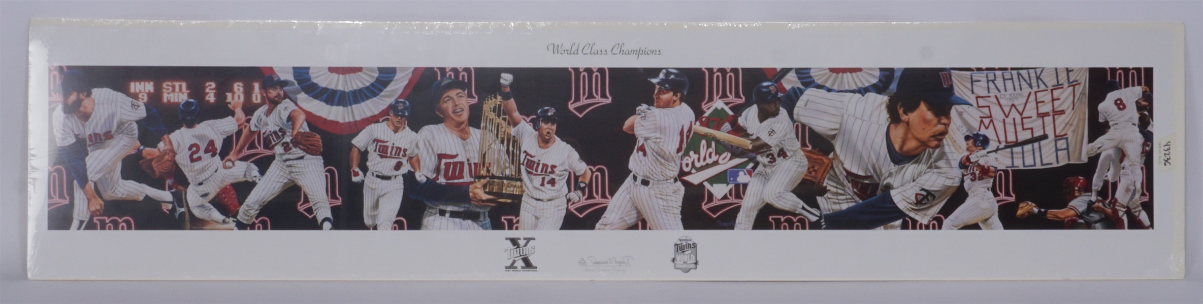 Minnesota Twins 1987 World Class Champions Terrence Fogarty Print LE #4/500