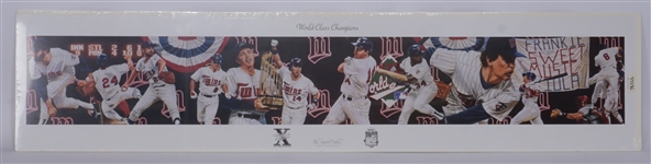 Minnesota Twins 1987 World Class Champions Terrence Fogarty Print LE #4/500