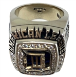Detroit Tigers 2006 American League Championship 14K Gold & Diamond Ring w/ Original Presentation Case