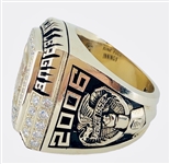 Detroit Tigers 2006 American League Championship 14K Gold & Diamond Ring w/ Original Presentation Case